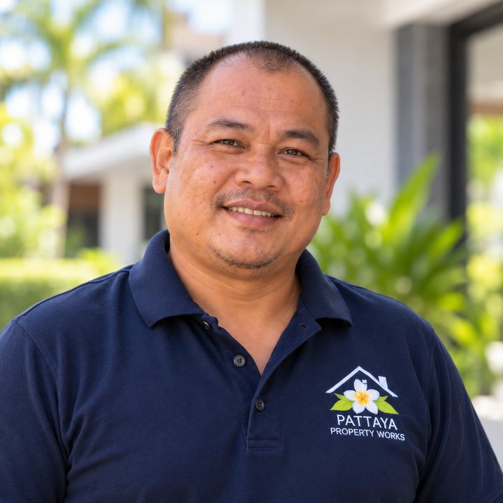 Pattaya PropertyWorks team member: Plumbing & maintenance